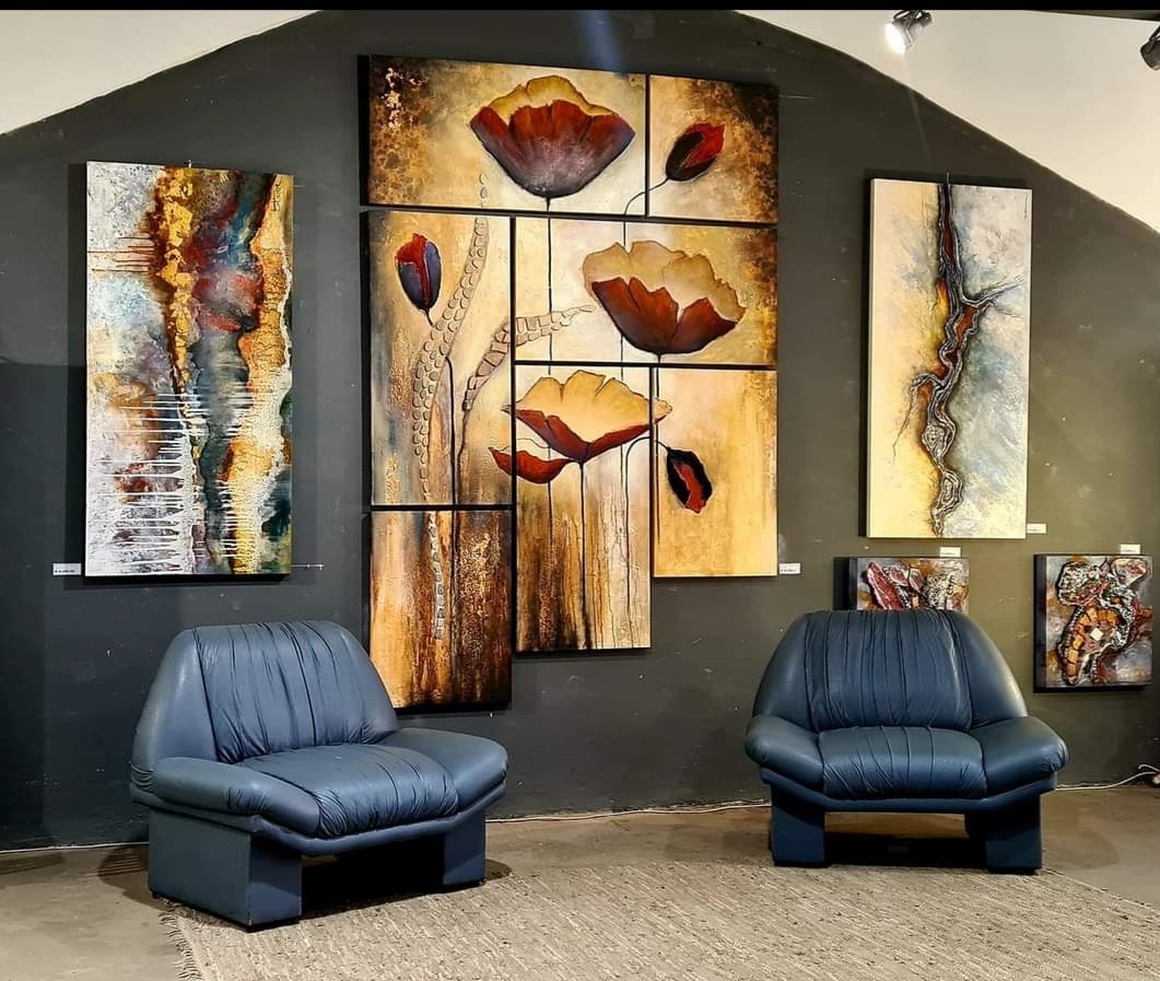 Art code 2947 mixed on multi canvas 1800x2660mm