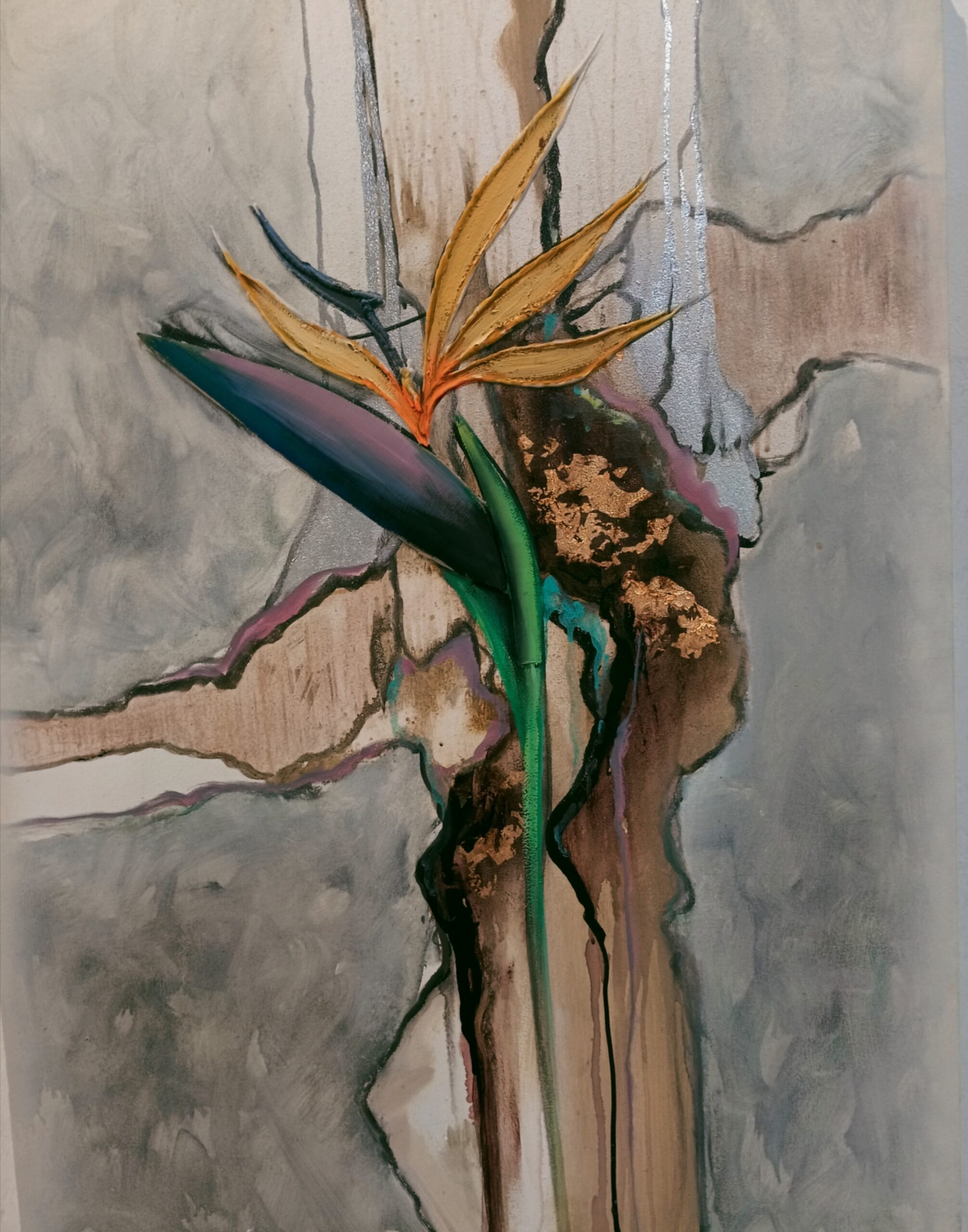 Art code 3337 mixed media on canvas blocked 750x1000mm