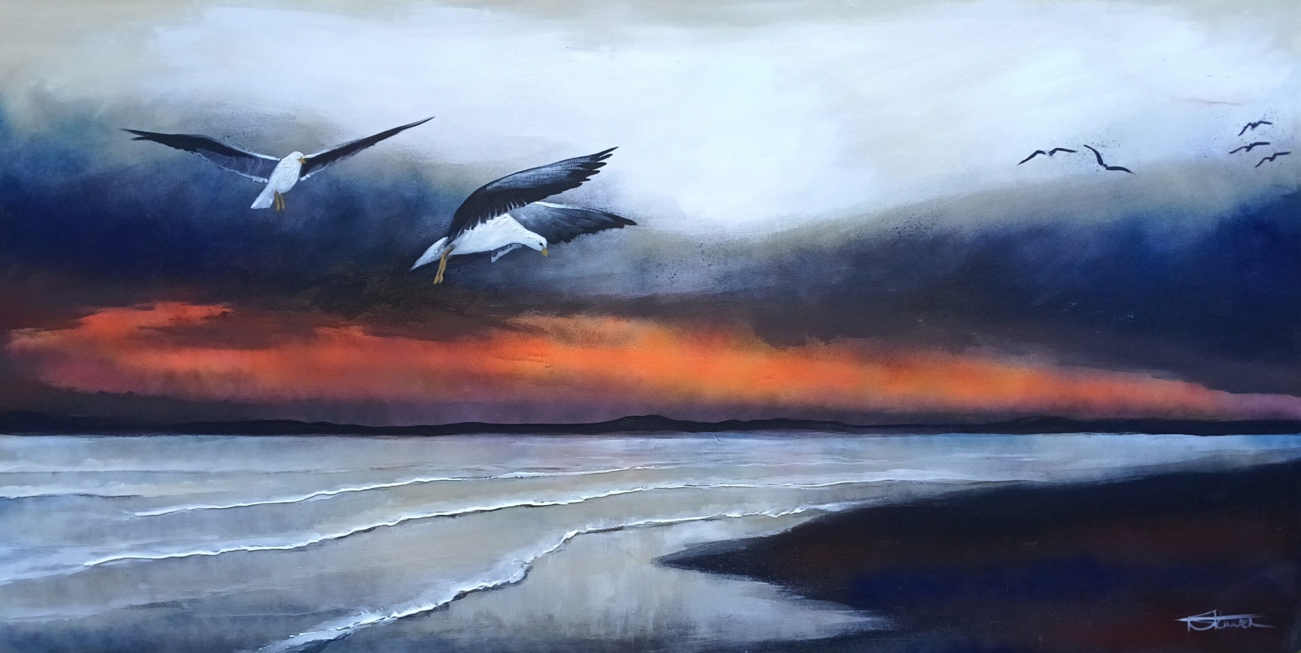 Art code 3662 2000x1200mm oil on 40mm stretched canvas