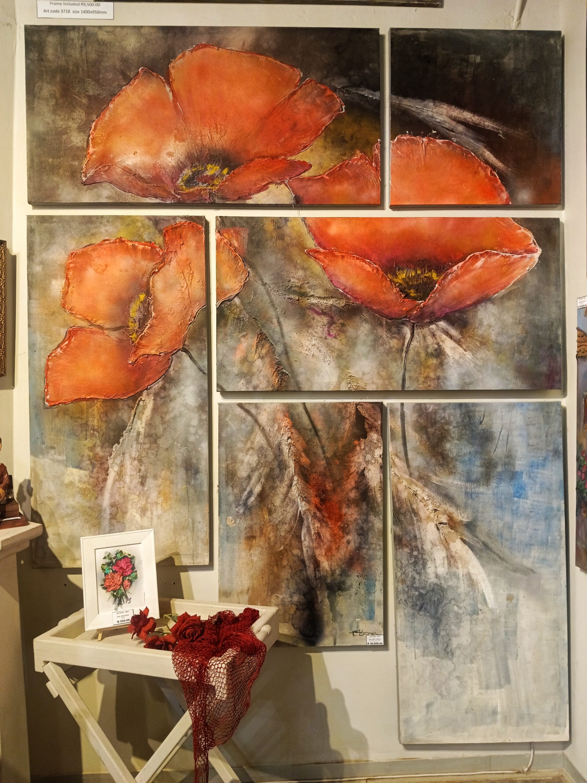 Art code 3759 2480x1840mm oil on multi canvasses